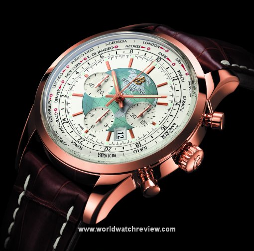 Breitling Transocean Chronograph Unitime World Time watch